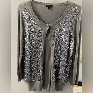 Talbots sequence sweater and cami  size large. Great for the holidays